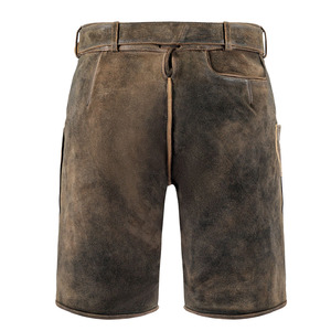 Shorts pour homme 100% polyester, style bavarois vintage brodé, décontractés et élégants, avec ceinture - Écologiques et imperméables - Product Image 4