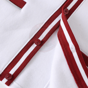 Cárdigan Blanco de Punto, Cuello en V, Manga Larga, Cierre de Botones, Suéter Unisex para Hombre y Mujer, 100% Algodón - Product Image 2