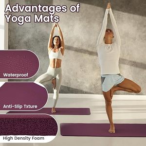 Tapetes de Yoga Personalizados de TPE y Espuma EVA de 3MM a 5MM de Grosor, Antideslizantes, Resistentes al Agua, Transpirables, con Impresión Personalizada - Product Image 5