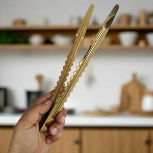 Pince à glace en acier inoxydable de qualité supérieure, élégante, pour servir à table, accessoire de luxe pour bar à cocktails, restaurant, cuisine - Product Image 3