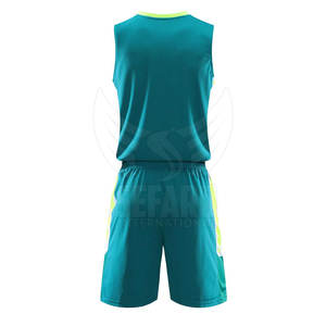 Uniforme de Baloncesto con Cuello en V, 100% Poliéster, Nuevo, Ecológico, para Adultos - Product Image 2