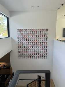 Cadena de Resina Acrílica, Decoración de Pared, Escultura Artística, Adorno Colgante de Tres Hilos para el Hogar, Sala de Estar, Dormitorio, Hotel, Interior, Bar - Product Image 6