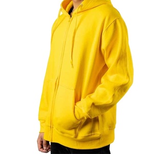 Sweats à capuche personnalisés pour hommes de haute qualité avec fermeture éclair, 100% coton, polaire surdimensionné pour l'hiver, poids lourd, couleurs et logo personnalisables - Product Image 3