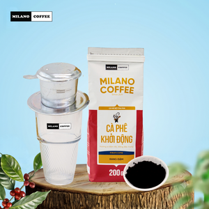 Vietnam Milano Khoi Dong Dak Lak Robusta Ground Coffee 200g Dark <b>Roast</b> Bitter Flavor Wholesale OEM Private Label - Product Image 6