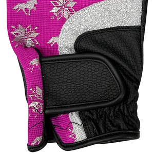 Kids Horse Riding <b>Gloves</b> Wholesale Pink Black Unisex Outdoor Equestrian <b>Gloves</b> <b>for</b> Girls Boys All Season Training <b>Gloves</b> OEM - Product Image 4