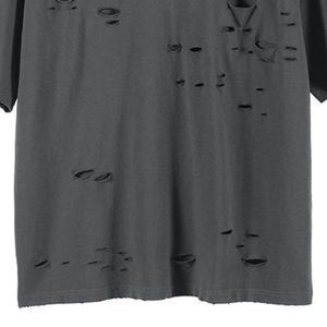 Camisetas de Hombre de Primera Calidad con Efecto Desgastado, 100% Algodón, Diseño de Logotipo Personalizado, Ecológicas, Transpirables, de Manga Corta, Corte Regular - Product Image 4