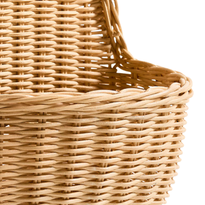 Panier de rangement mural en rotin naturel pour chambre d'enfant, organisateur décoratif en fibre naturelle écologique, idéal pour chambre de bébé - Product Image 2