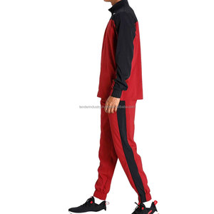 ชุดวอร์มผ้าโพลีเอสเตอร์สำหรับเล่นกีฬาชุดวอร์มเล่นกีฬาวิ่งออกกำลังกายทำจากโพลีเอสเตอร์100% สำหรับผู้ชาย - Product Image 3