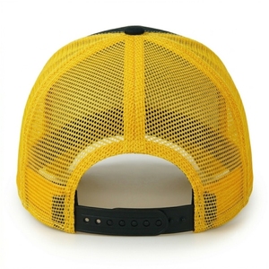 Casquette Trucker personnalisée à 5 panneaux, casquette de baseball vierge avec dos en maille, casquettes en maille de haute qualité à couleur contrastante, casquettes de sport - Product Image 5