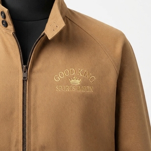 Veste Harrington pour homme à col montant, séchage rapide, en polyester, style urbain, vente en gros - Product Image 6