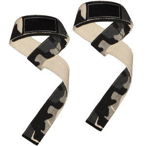 Sangles de levage en coton de qualité supérieure, légères, réglables et très extensibles pour la musculation, avec logo personnalisé - Product Image 5