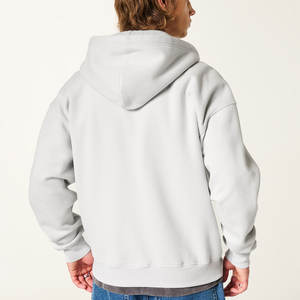 Service OEM – Nouveaux sweats à capuche oversize 100 % coton pour hommes, en molleton épais, à épaules tombantes, unis et prêts pour la sérigraphie - Product Image 3