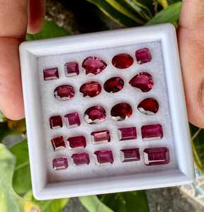 Piedras sueltas de granate rodolita natural, color rosa y morado, para la fabricación de joyas, anillos, colgantes, pendientes, alta calidad - Product Image 2