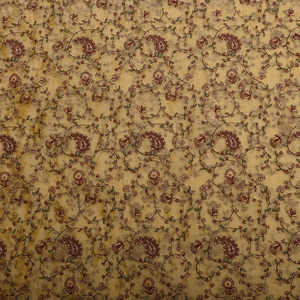 Tela de Bordado Premium con Textura de Malta, Tela de Poliéster Suave con Malla de Georgette y Encaje, Estampado Floral, Tela de Diseño para Vestidos de Novia - Product Image 3