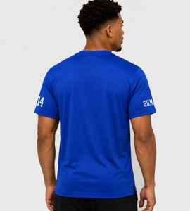 Camiseta de Manga Corta para Hombre Phi Beta Sigma, Color Azul Rey, Logotipo Impreso por Transferencia de Calor, Secado Rápido, Ropa Casual de Alto Rendimiento - Product Image 3