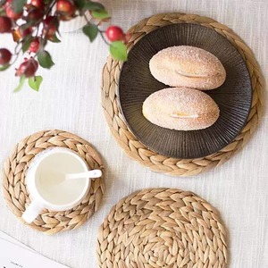 Hot Trending Water Hyacinth <b>Woven</b> Placemat Wicker <b>Coaster</b> Sustainable Custom Design Table Setting Accessories - Product Image 6