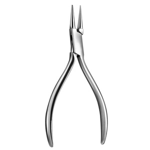 Professional Nose Pliers 14 cm Stainless Steel Wide Jaw Opening Loop Bending Wire Adjusting Tool for Finger Podiatry Nail - Product Image 1
