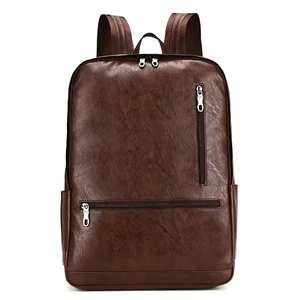 Wholesale Fashion Men's Leather <b>Backpack</b> Bags College School Party Style PU Material for Teens - Product Image 2