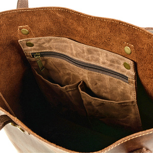 Sacs fourre-tout en cuir pour documents, durables, pour le bureau, taille personnalisée, coutures solides, pratiques pour les voyages et les week-ends - Product Image 5