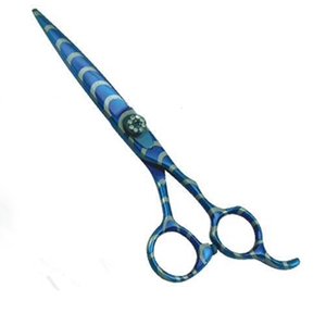 Professional <b>Top</b> Trending Blue Camouflage Hair Cutting Scissors Stainless Steel Barber Salon Hairdressing <b>Shears</b> - Product Image 1