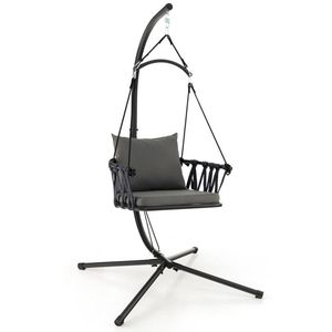 Silla Columpio para Patio con Soporte, Diseño Colgante para Exteriores - Product Image 1