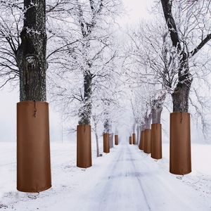 Cubierta Autoadhesiva para Aislamiento de Troncos de Plantas, Protección Invernal con Cordón Ajustable para Raíces de Árboles, Suministros de Jardinería - Product Image 6