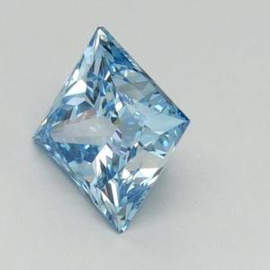 Diamante azul de corte princesa de lujo, cultivado en laboratorio, certificado por IGI, diamante azul suelto para anillo de compromiso personalizado de 1 a 5 quilates VVS VS VS2 - Product Image 3