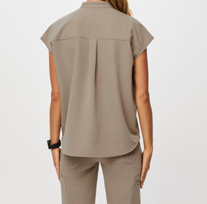 Tenues d'infirmières sans manches, ensembles de blouses médicales personnalisées, uniformes d'hôpital, blouses d'infirmières médicales en gros - Product Image 4