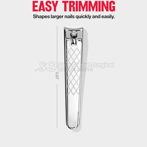 Cortauñas de Acero Inoxidable Cómodo y Duradero con Cuchilla Curva, Apertura de Mandíbula Ancha, Corte Preciso y Funcionamiento Suave - Product Image 3