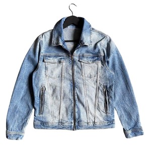 Fournisseur de dépassements d'hiver au Bangladesh Vestes en coton Spandex Veste à boutons et poignets à double aiguille Vestes en jean pour hommes - Product Image 5