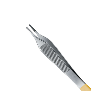 คีมจับเนื้อเยื่อ Adson Brown Perma Sharp ทำจากเหล็กกล้าไร้สนิม สำหรับการจัดการเนื้อเยื่ออย่างแม่นยำ การเย็บแผล และการใช้งานทางทันตกรรม - Product Image 5