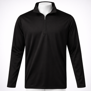 Sudadera Ligera de Forro Polar con Cierre de Cremallera de un Cuarto para Hombre, Protección UPF 30, Deportiva, que Absorbe la Humedad - Product Image 1