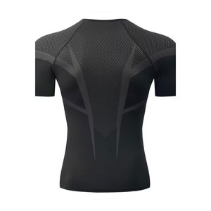 Solid Trader Elite Fitness Wear Chemise d'entraînement à manches courtes Léger Respirant Contrôle de l'humidité Haut de sport Rash Guard - Product Image 2