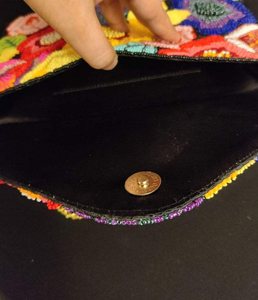 Magnifique Pochette Brodé Personnalisable avec Perles pour Femme - Idéale pour Mariage, Fête, Sac à Bandoulière - Product Image 2