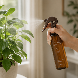 Wholesale Empty PET Fine Mist Trigger <b>Spray</b> <b>Bottle</b> 250ml 300ml Amber Frost Cosmetic Hair Care Custom Logo Vietnam Factory - Product Image 2