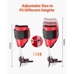 Set di Ramponi per Arrampicata su Alberi Durevoli con Capacità di Carico di 350 Libbre, Cinghie Regolabili in Altezza, Accessorio per Attrezzatura da Arrampicata - Product Image 6