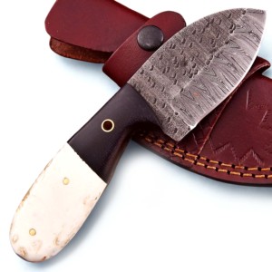 Couteau en acier Damas fait main de 6 pouces, design élégant, haute qualité, prix de gros bas, fabrication OEM - Product Image 1
