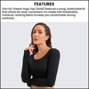 Top de yoga de manga larga de primera calidad, ajustado, de secado rápido, para mujer, transpirable y elegante, para gimnasio y fitness. - Product Image 5