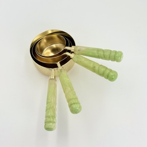 Tasses à mesurer en acier inoxydable avec longue poignée en résine, grande tasse à mesurer, accessoires de marquage, fournitures de scrapbooking, cuillère à cire à fondre - Product Image 2