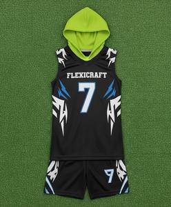 Customized Breathable Plus <b>Size</b> 7V7 <b>Football</b> Uniforms for Unisex with Team Names and Numbers Sleeveless Wholesales - Product Image 3
