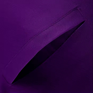 Delantal Masónico Morado Personalizado, Forma Cuadrada, Tejido, Estilo Clásico, Insignia para Prenda - Product Image 4
