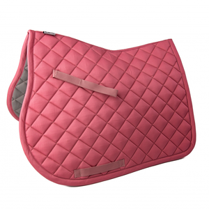 2026 Premium Mesh Lined Cotton Satin Horse Saddle Pad Custom Sports Dressage Jumping <b>Equestrian</b> Riding Pad OEM Factory - Product Image 6