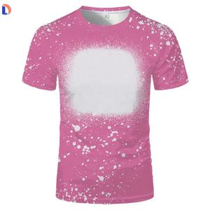 2022 automne Oem personnalisé Sublimation chemises de blanchiment haute qualité imprimé t-shirts unisexe Polyester t-shirts - Product Image 4