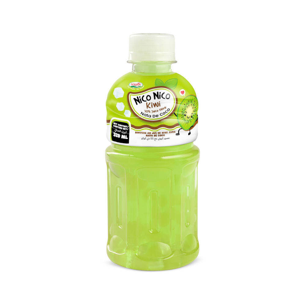 Натуральный сок киви с Nata De Coco, бутылка 10 унций Nico, вьетнамский производитель напитков, здоровые фруктовые и овощные напитки