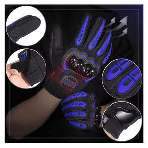 Gants de moto unisexes en cuir véritable, respirants, imperméables, compatibles écran tactile, coupe-vent et thermiques, pour sports de ski en extérieur - Product Image 4