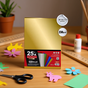 Cartoncino Dorato 50X65CM per Lavori di Carta - Product Image 3