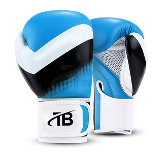 Professional Leather Customized Boxing <b>Gloves</b> with <b>Moisture</b> Wicking and Hook & Loop Closure-Factory Made Training <b>Gloves</b> - Product Image 2