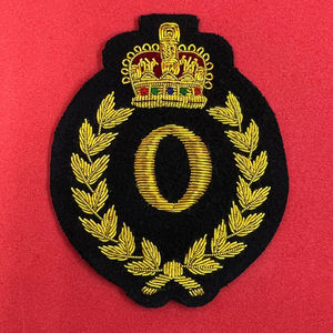 Parche de insignia masónica bordado a mano con hilo dorado, emblema personalizado, insignias personalizadas en forma de rectángulo/corazón/flor, colores personalizados, lona - Product Image 2