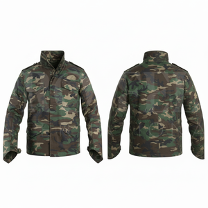 Sportswear New <b>Camouflage</b> Design Print Stand Collar Utility <b>Jacket</b> Lightweight Outdoor Workwear Windproof Multiple Pocket <b>Jacket</b> - Product Image 6