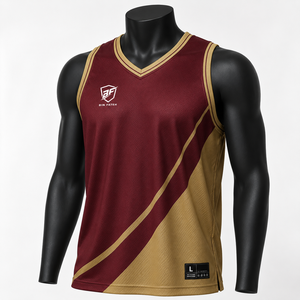 Wholesales Custom Sublimation Printing Blank Basketball Jersey Design Sports Wear Breathable Basketball Jersey OEM Service - Product Image 1